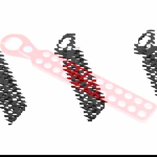 Lockout Hasp: Scissor-Action Hasp, Single Jaw, 24 Padlocks