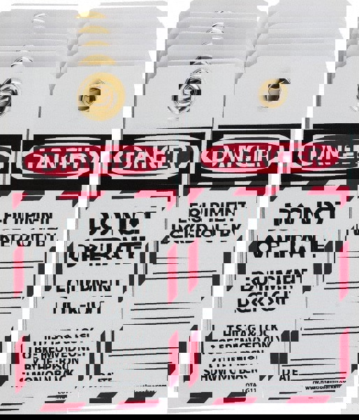 Lockout Tag: Rectangle, 3.0000