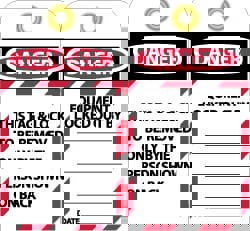 Lockout Tag: Rectangle, 3