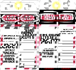 Lockout Tag: Rectangle, 3