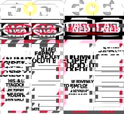 Lockout Tag: Rectangle, 3