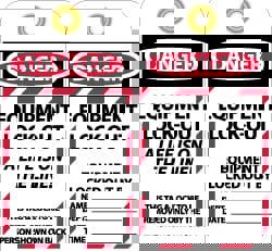 Lockout Tag: Rectangle, 3