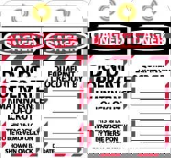 Lockout Tag: Rectangle, 3