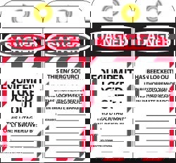 Lockout Tag: Rectangle, 3