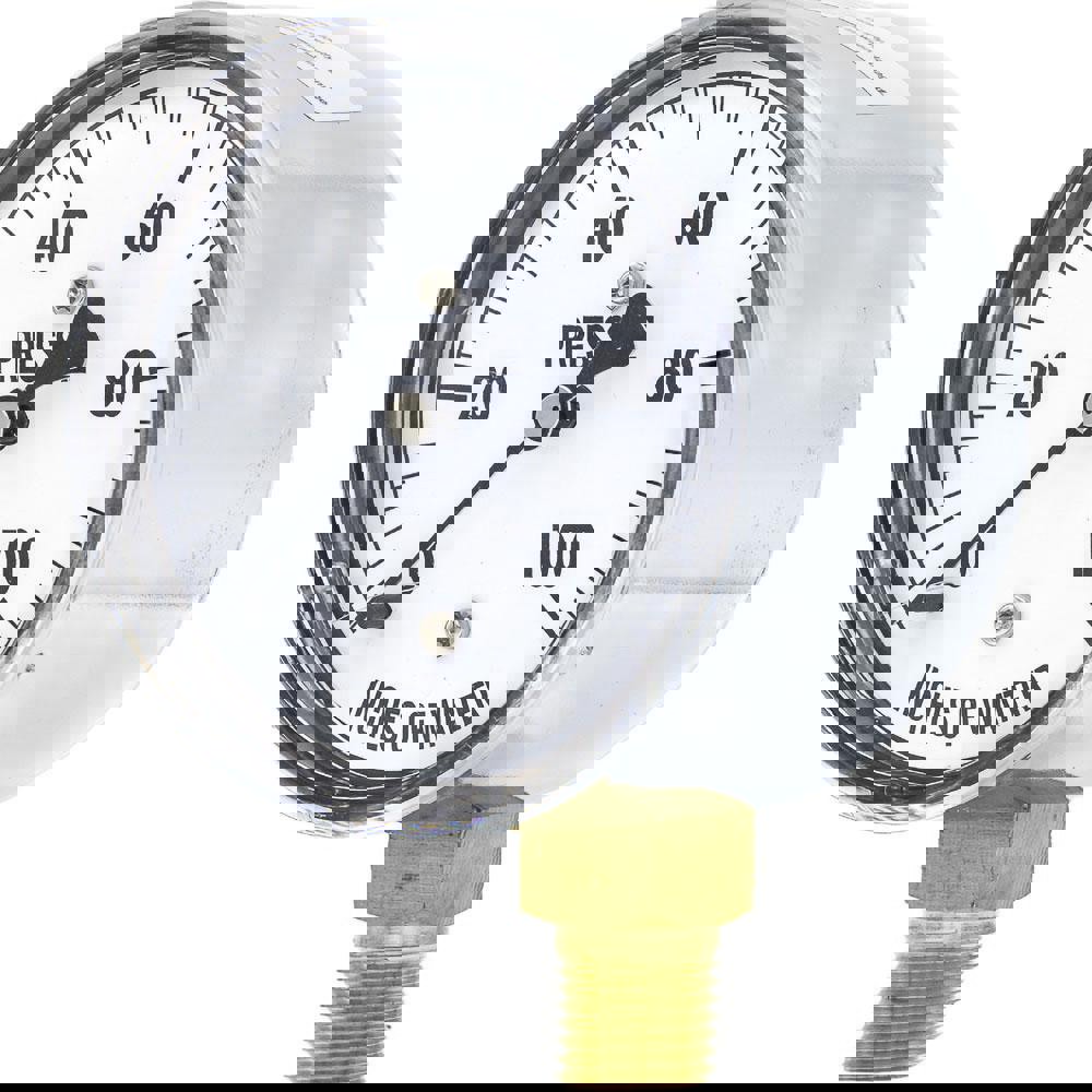 Pressure Gauges; Gauge Type: Low Pressure Gauges ; Scale Type: Single ; Accuracy (%): 3-2-3% ; Dial Type: Analog ; Thread Type: 1/4
