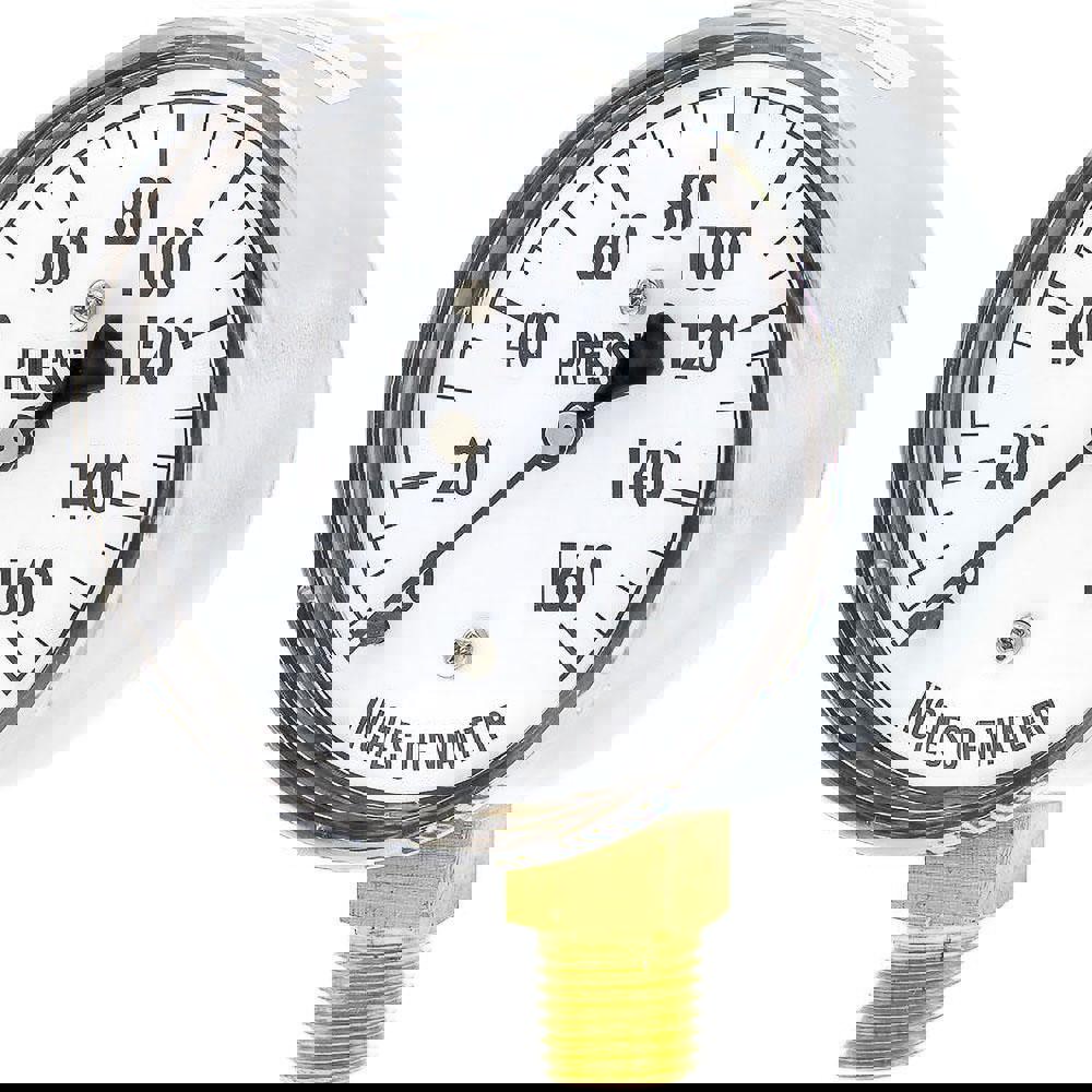 Pressure Gauges; Gauge Type: Low Pressure Gauges ; Scale Type: Single ; Accuracy (%): 3-2-3% ; Dial Type: Analog ; Thread Type: 1/4