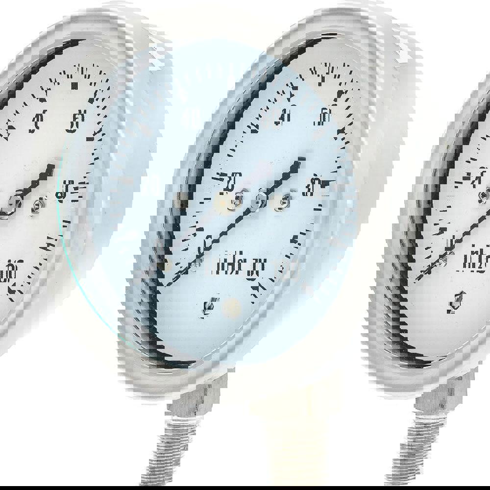 Pressure Gauges; Gauge Type: Low Pressure Gauges ; Scale Type: Single ; Accuracy (%): 14 ; Dial Type: Analog ; Thread Type: 1/4