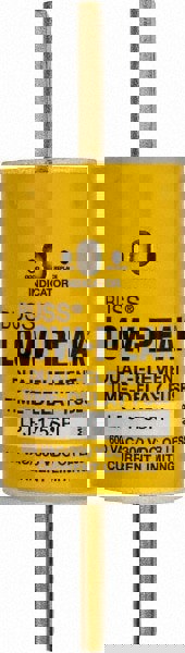 Cartridge Time Delay Fuse: J, 175 A, 5-3/4