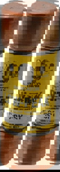 Cartridge Time Delay Fuse: J, 6 A, 20.6 mm Dia