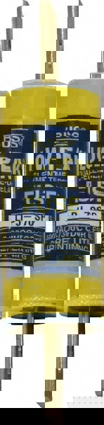 Cartridge Time Delay Fuse: J, 70 A, 28.6 mm Dia