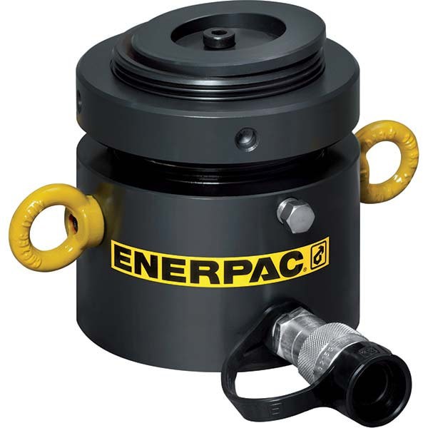 Compact Hydraulic Cylinder: Base Mounting Hole Mount, Steel