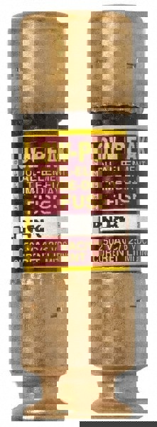 Cartridge Time Delay Fuse: RK1, 0.1 A, 50.8 mm OAL, 14.3 mm Dia