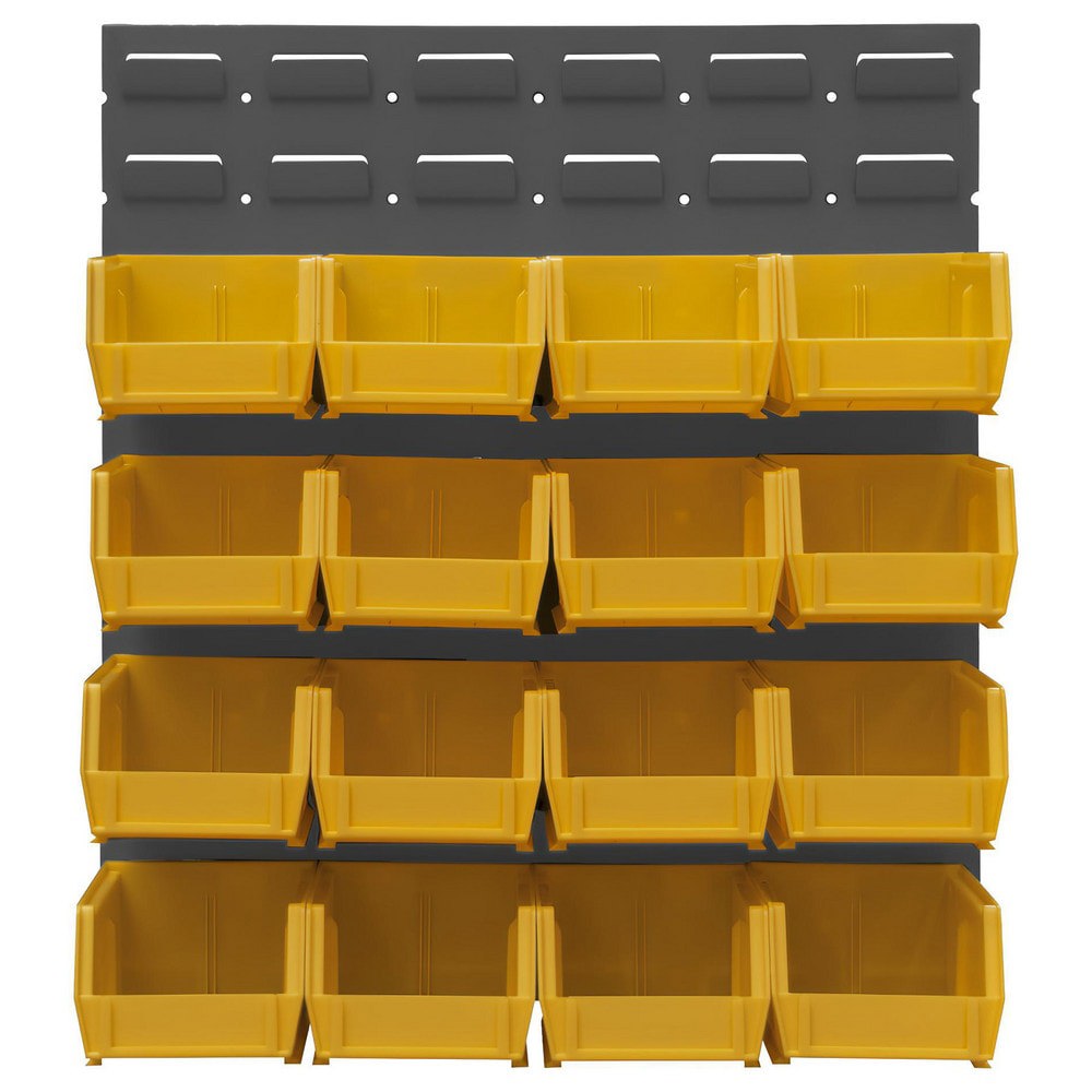 Pick Racks; Rack Type: Wall Mountable ; Rack Style: Louvered Panel ; Bin Type: Hook-On ; Assembled: Yes ; Load Capacity (Lb.): 175.000 ; Depth (Inch): 1/4