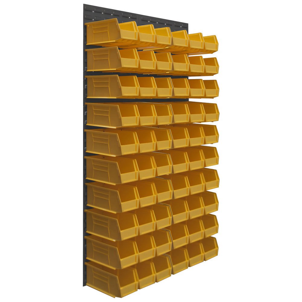 Pick Racks; Rack Type: Wall Mountable ; Rack Style: Louvered Panel ; Bin Type: Hook-On ; Assembled: Yes ; Load Capacity (Lb.): 1000.000 ; Gauge: 16