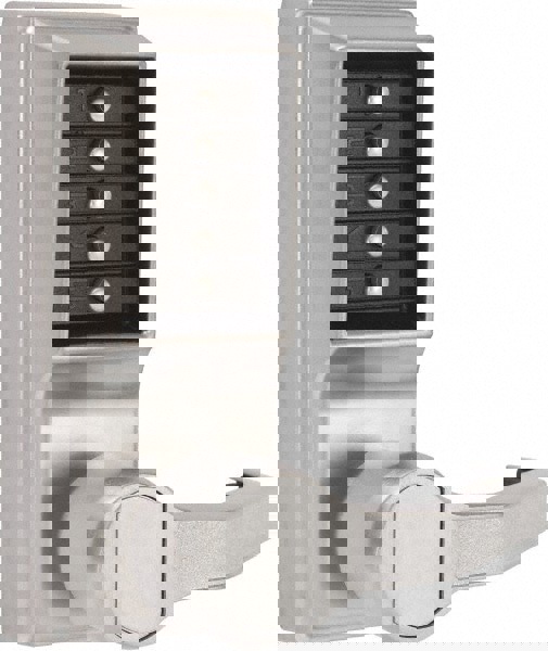 Combination Entry Lever Lockset for 1-3/8 to 2-1/4