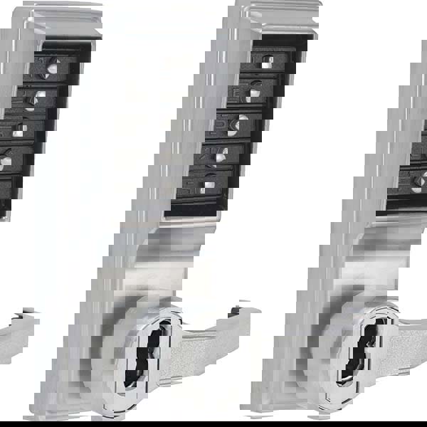 Lever Locksets; Type: Push-button Lock; Door Thickness: 1-3/4; Back Set: 2-3/4; For Use With: Commercial Doors; Finish/Coating: Satin Chrome; Material: Steel; Material: Steel; Door Thickness: 1-3/4; Lockset Grade: Grade 1; Cylinder Type: SFIC; Number of C