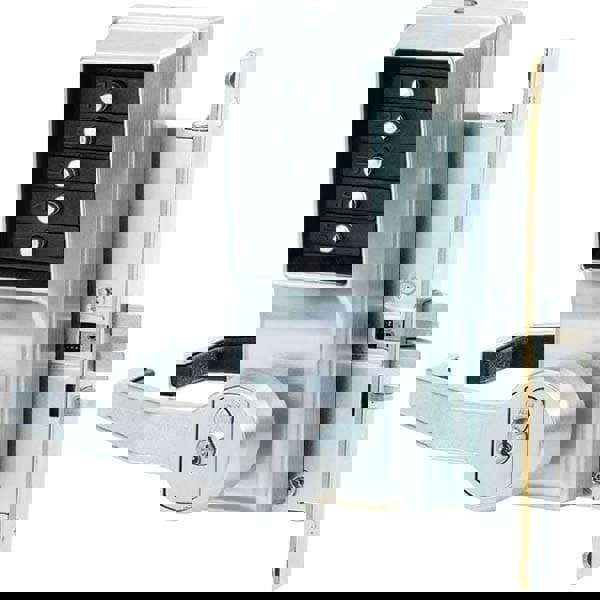 Lever Locksets; Type: Push-button Lock; Door Thickness: 1-3/4; Back Set: 2-3/4; For Use With: Commercial Doors; Finish/Coating: Satin Chrome; Material: Steel; Material: Steel; Door Thickness: 1-3/4; Lockset Grade: Grade 1; Cylinder Type: Medeco LFIC; Numb