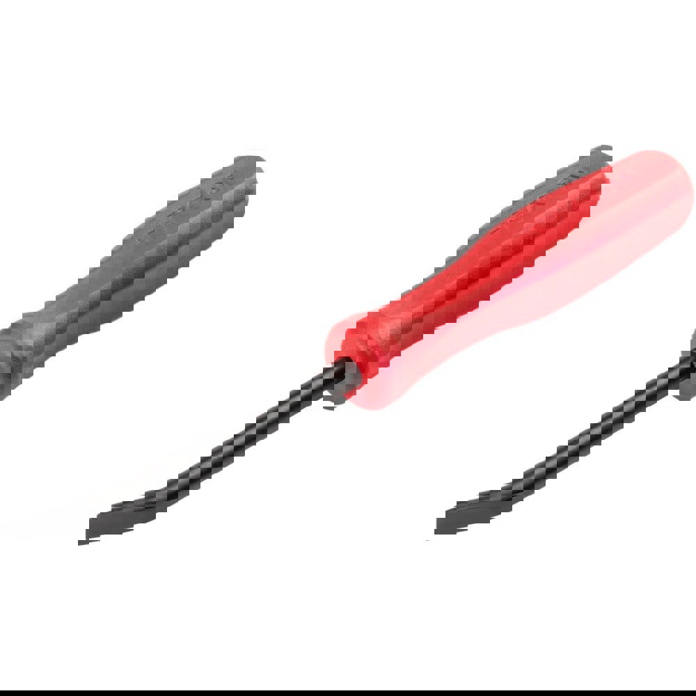 Pry Bars; Prybar Type: Mini ; End Angle: Offset ; End Style: Chisel ; Material: Steel ; Bar Shape: Round ; Overall Thickness: 0.7in