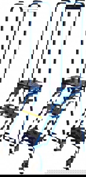 Steel Rolling Ladder: 3 Step