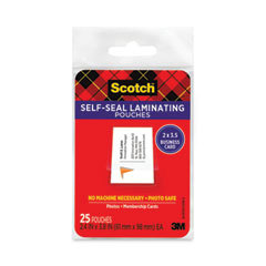 Self-Sealing Laminating Pouches, 9.5 mil, 3.88