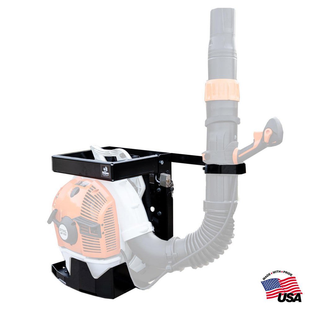 Trailer & Truck Cargo Accessories; Type: Backpack Blower Rack ; For Use With: Trailers; Trucks; Cargo ; Material: Carbon Steel ; Color: Black ; Length: 15 in ; Width (Inch): 15