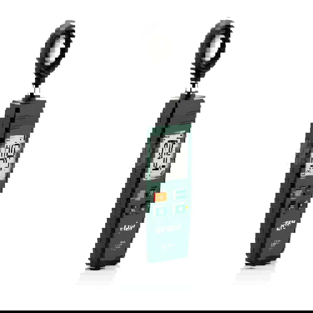 The LT250W is a compact light meter with Bluetooth. connectivity, which allows building and maintenance professionals to view and share light intensity data directly from a mobile device using the free ExView app. With the capability to capture data, disp