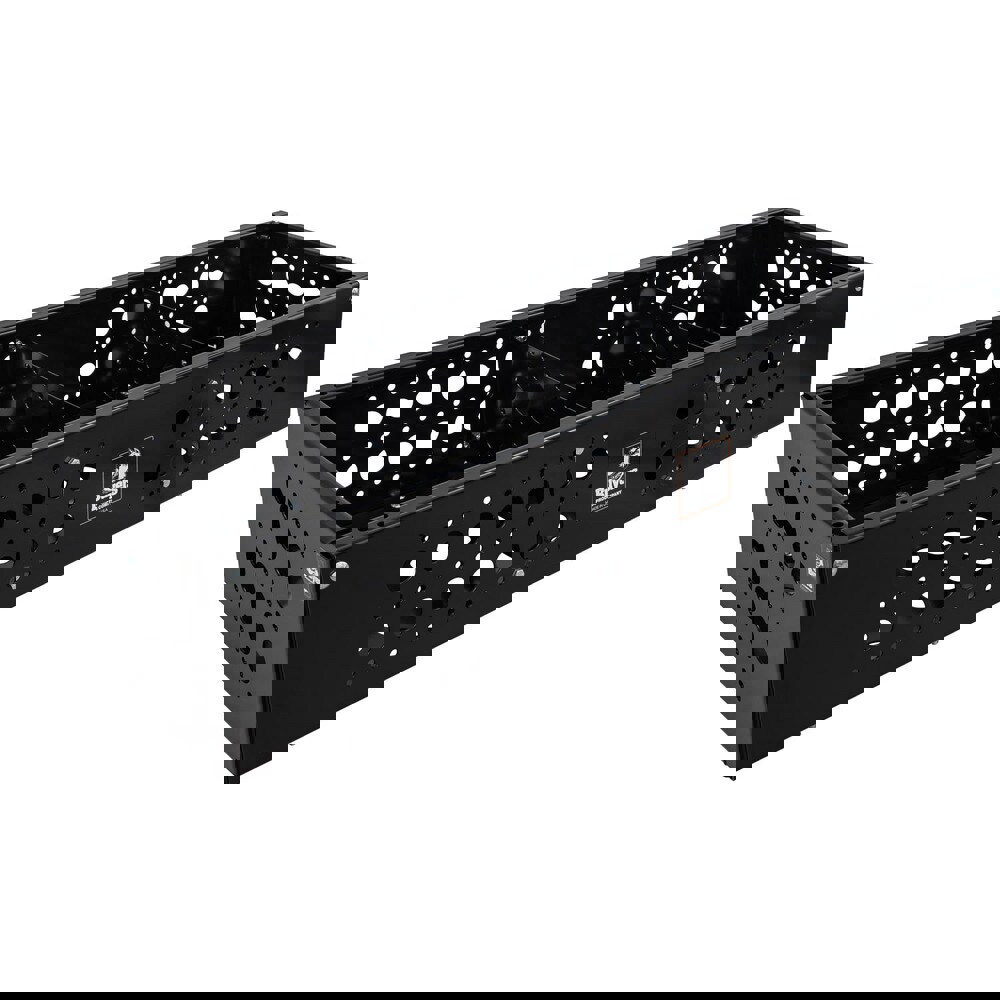 Cargo Handling, Control Devices; Product Type: Storage Basket ; Material: Carbon Steel ; End Pads: Rectangular Rubber ; Release Method: Lever ; Tightening Method: Lever ; Color: Black