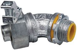 Conduit Connector: For Liquid-Tight, Malleable Iron, 1/2