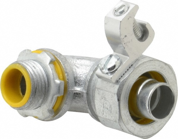 Conduit Connector: For Liquid-Tight, Malleable Iron, 1/2