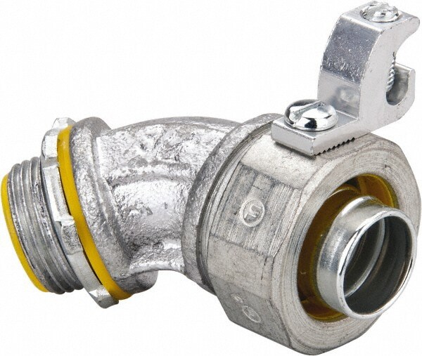 Conduit Connector: For Liquid-Tight, Malleable Iron, 3/4