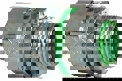 Conduit Connector: For Liquid-Tight, Steel, 1/2