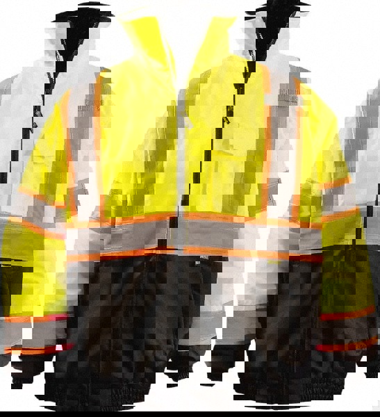 Cold Weather Jacket: Size X-Large, Polyester, Zipper Closure