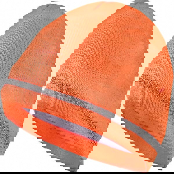 Beanie Hat: Acrylic & Fleece, Slip-On Closure, Orange, Size Universal, Solid