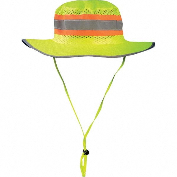 Ranger Hat: Polyester, Slip-On Closure, Yellow, X-Large, Solid