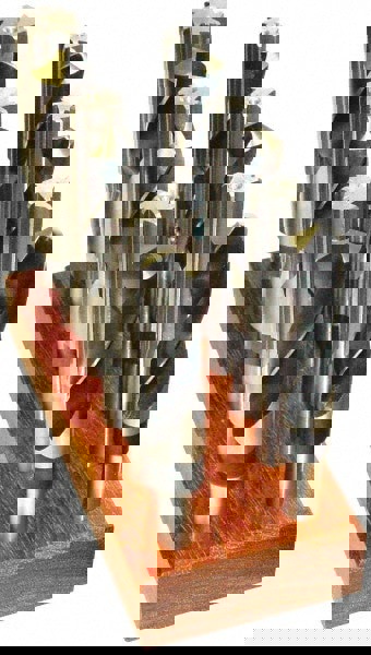 Drill Bit Set: Reduced Shank Drill Bits, 12 Pc, 1