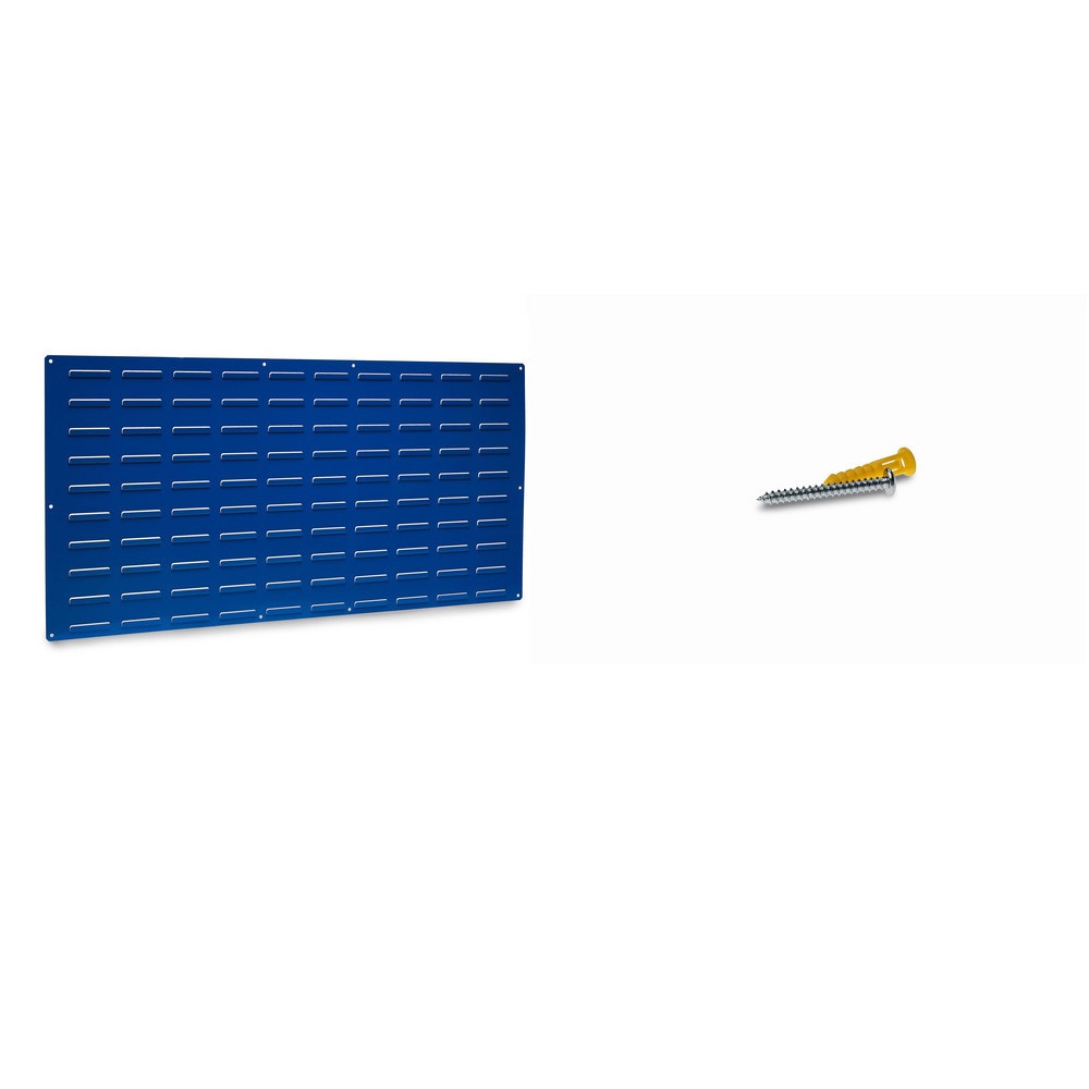 Bin Louvered Panel: Use with LocBin, Blue