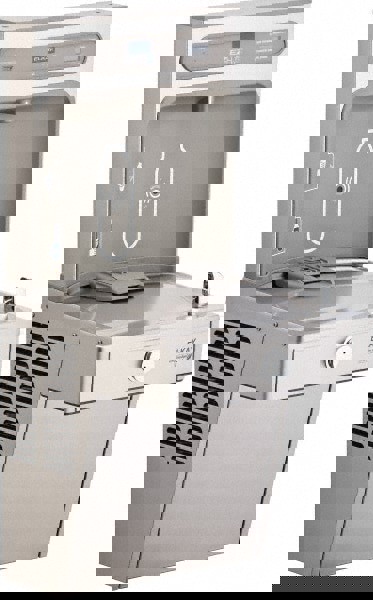 Floor Standing Water Cooler & Fountain: 8 GPH Cooling Capacity