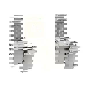 Floor Standing Water Cooler & Fountain: 8 GPH Cooling Capacity