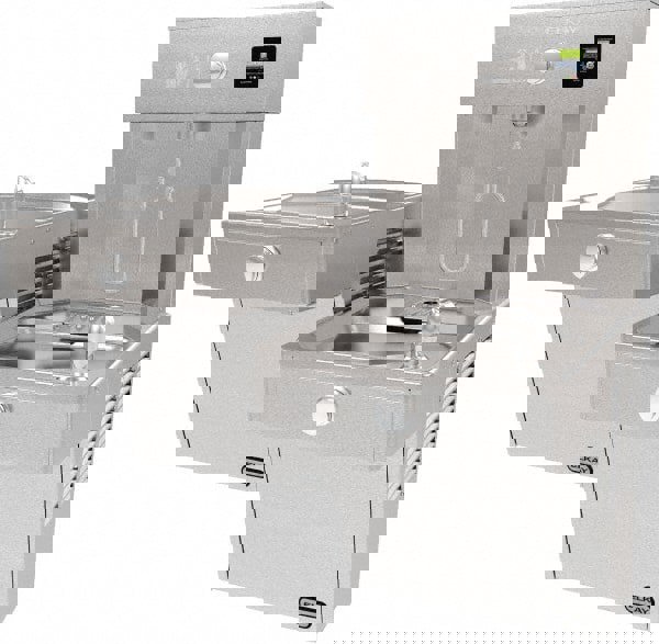 Floor Standing Water Cooler & Fountain: 8 GPH Cooling Capacity