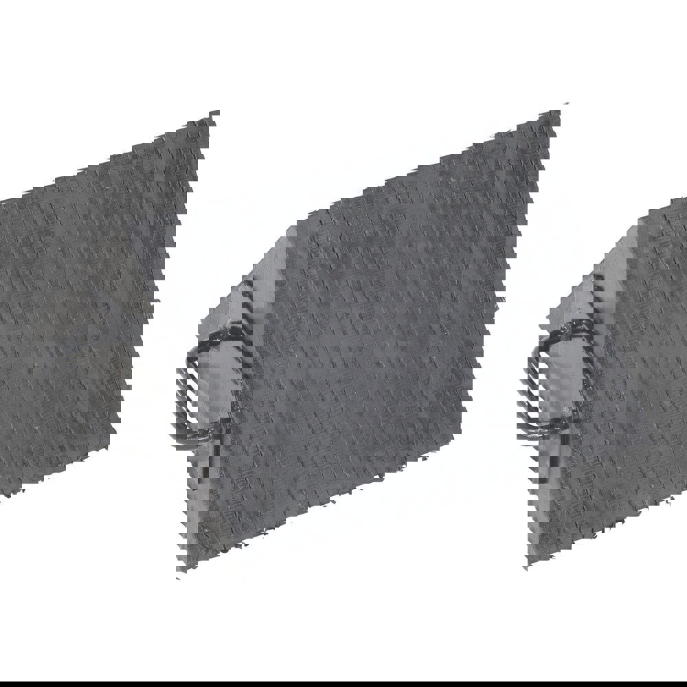 Rubber Wheel Chock: 10-1/8