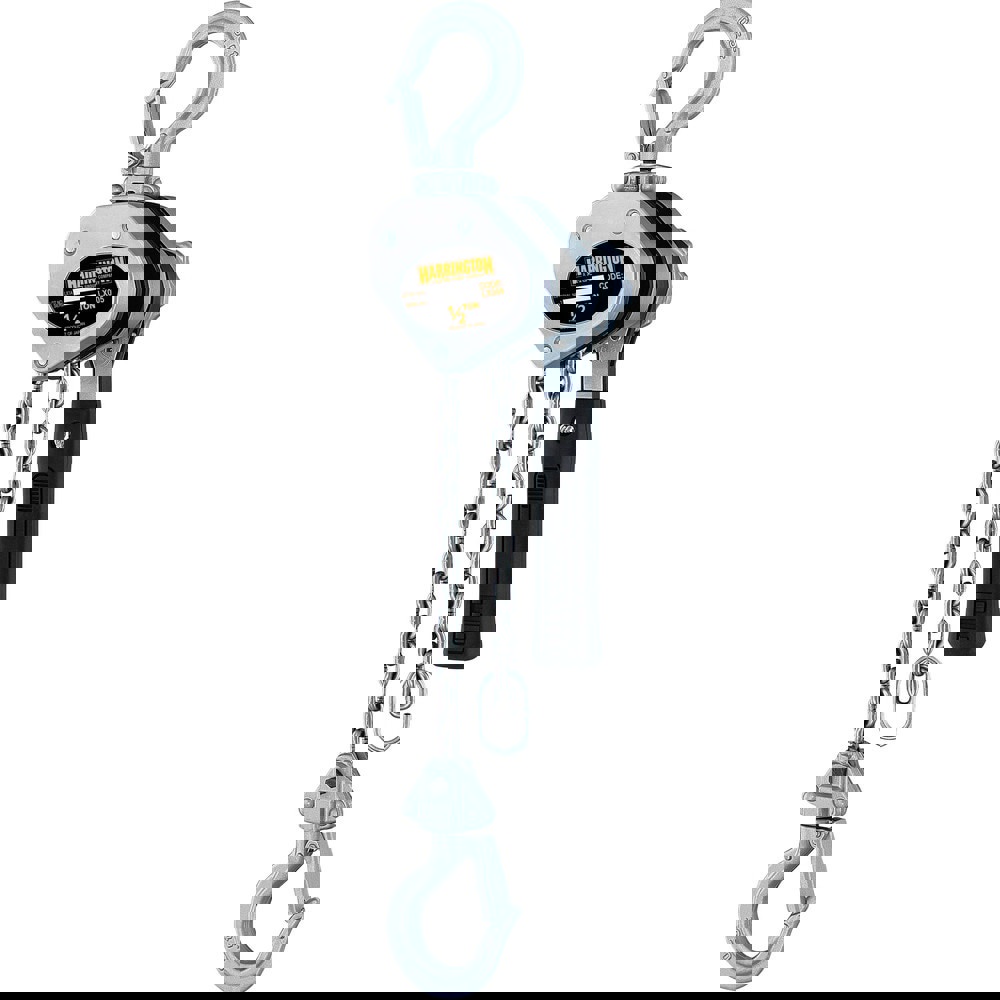 Manual Mini Lever Hoist: 0.25 Ton Working Load Limit, 15' Max Lift