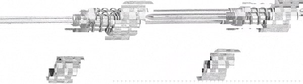 Grease Gun Needle Nozzle: 4,500 Operating psi