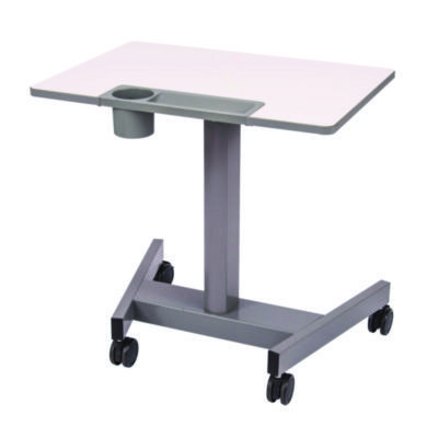 DESK,SIT STAND,PNEU,GY