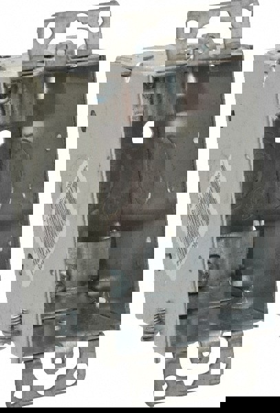 Electrical Switch Box: Steel, Rectangle, 3