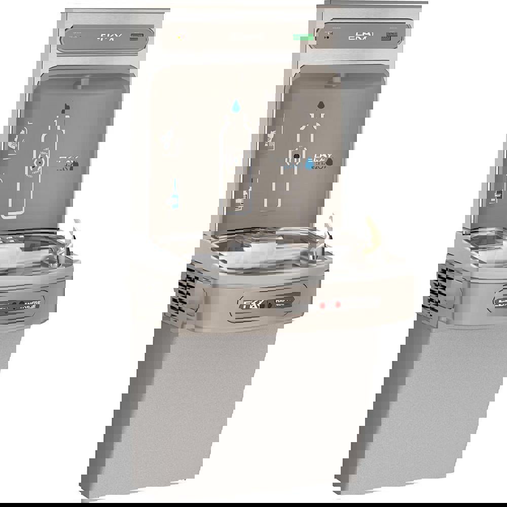 Floor Standing Water Cooler & Fountain: 8 GPH Cooling Capacity