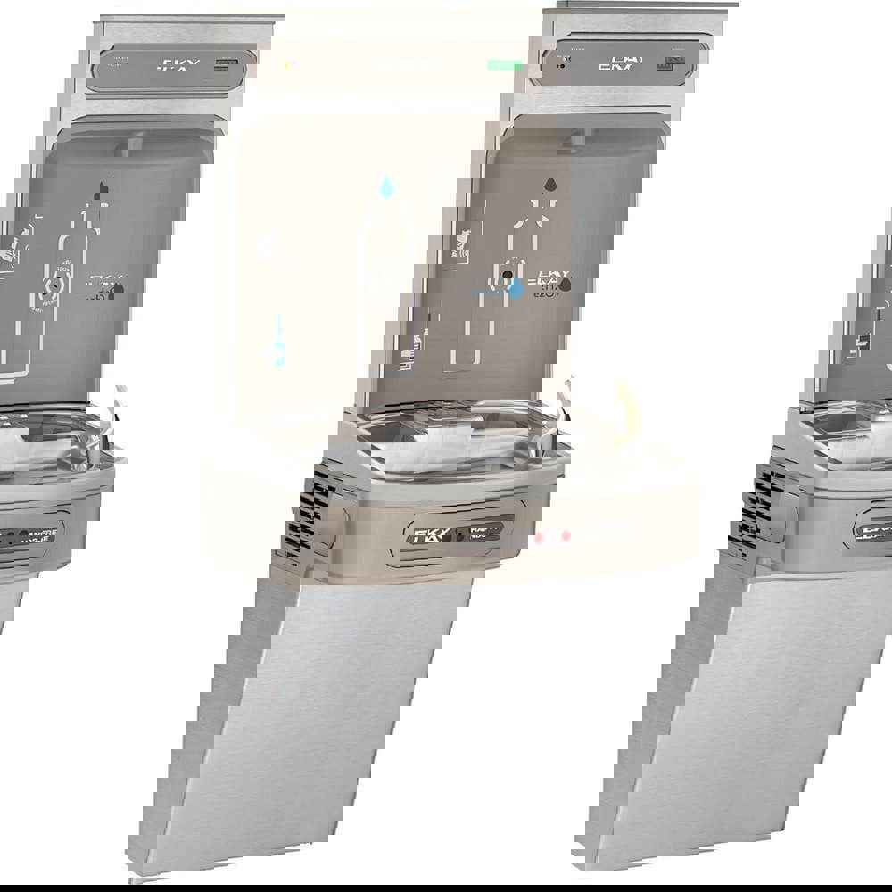 Floor Standing Water Cooler & Fountain: 8 GPH Cooling Capacity