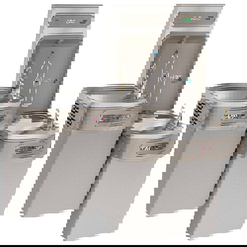 Floor Standing Water Cooler & Fountain: 8 GPH Cooling Capacity