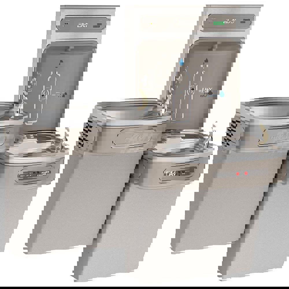 Floor Standing Water Cooler & Fountain: 8 GPH Cooling Capacity