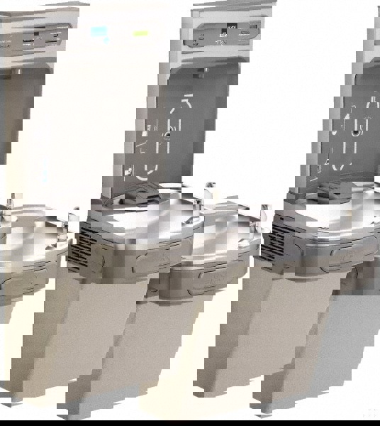 Floor Standing Water Cooler & Fountain: 8 GPH Cooling Capacity