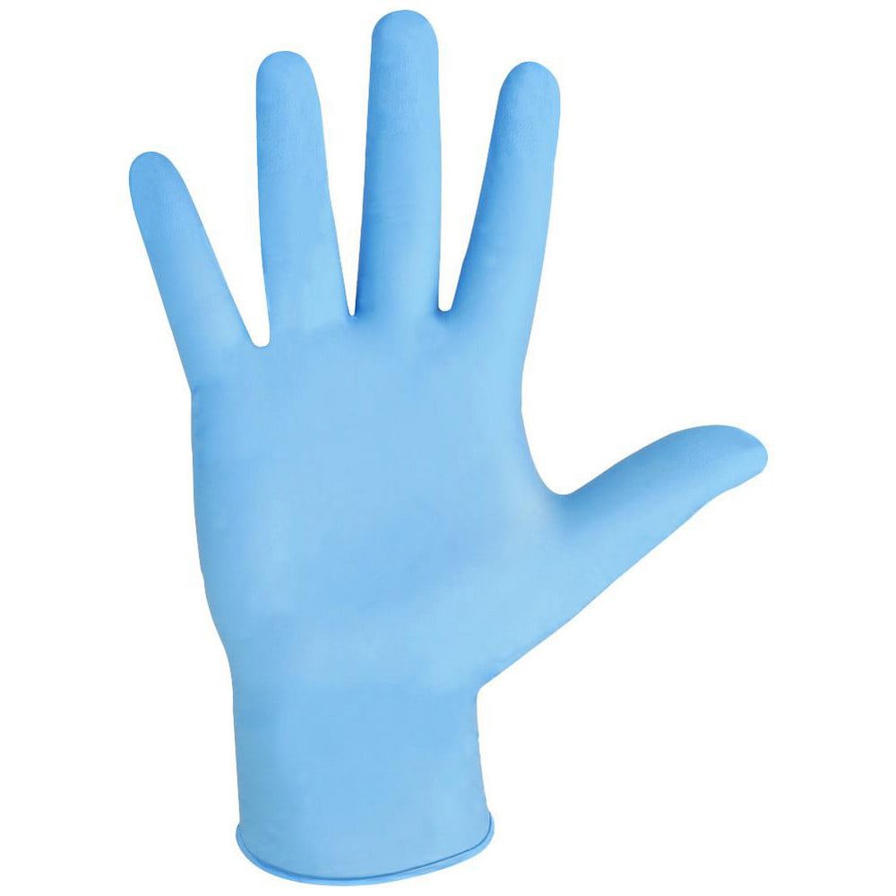 Disposable Glove: Series M02, Size Large, 5.0 mil, Not Coated, Nitrile, Food, General Purpose & Medical Grade, Powder-Free, No